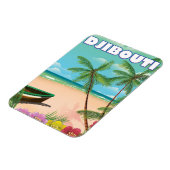 Reiseplakat von Djibouti Beach Magnet (Linke Seite)