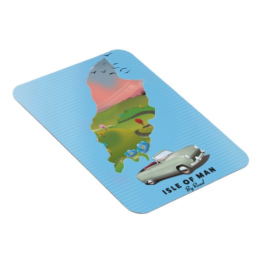 Reiseplakat von Isle of Man Magnet (Rechte Seite)