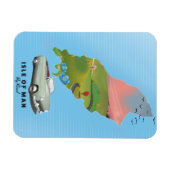 Reiseplakat von Isle of Man Magnet (Horizontal)