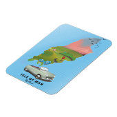 Reiseplakat von Isle of Man Magnet (Linke Seite)