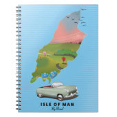 Reiseplakat von Isle of Man Notizblock (Vorderseite)