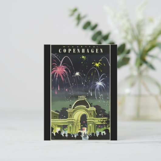 Reiseplakat von Kopenhagen, Postkarte (Stehend Vorderseite)