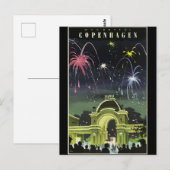 Reiseplakat von Kopenhagen, Postkarte (Vorne/Hinten)