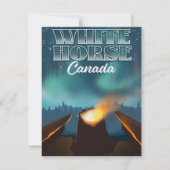 Reiseplakat von White Horse Canada (Rückseite)