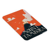 Reiseplakat Vulkan Mount Tambora Magnet (Rechte Seite)