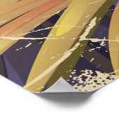 Reiseplakatdruck in Afrika Poster (Ecke)