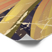 Reiseplakatdruck in Afrika Poster (Ecke)