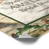 Reiseplan Brautparty Begrüßungszeichen Miss an Fra Poster (Ecke)