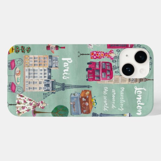 Reiseplan London Paris | iPhone 6 und Fall Case-Mate iPhone Hülle (Rückseite (Horizontal))