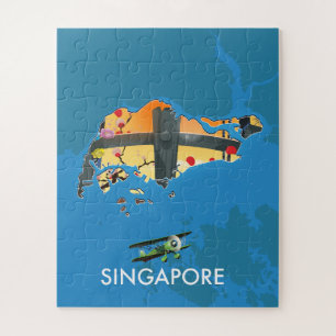Reiseplan Singapurs Puzzle