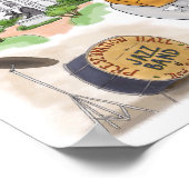 Reiseplaner: Beignets in New Orleans Poster (Ecke)