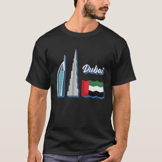 Reiseplaner Dubai I Liebe zu reisen T-Shirt (Vorderseite)