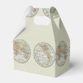 Reiseplaner Erde 1916 Welatlas Geschenkschachtel (Rückseite)