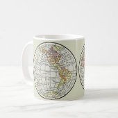 Reiseplaner Erde 1916 Welatlas Kaffeetasse (Vorderseite Links)