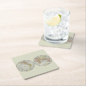 Reiseplaner Erde 1916 Welatlas Rechteckiger Pappuntersetzer (Vor Ort)