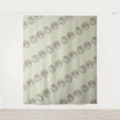 Reiseplaner Erde 1916 Welatlas Wandteppich (Vorderseite)