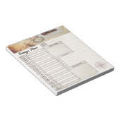 Reiseplaner Notizblock (angewinkelt)