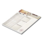 Reiseplaner Notizblock (Rotiert)