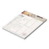 Reiseplaner Notizblock (Rotiert)
