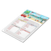 Reiseplaner Notizblock (angewinkelt)