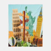 Reiseplankets Fleecedecke (Vorderseite)