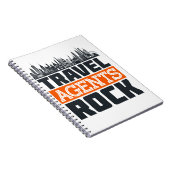 Reiseplanungsplanung für Agenten Rock Vacation Notizblock (Rechte Seite)