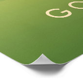 Reiseposter "Go Walking" Poster (Ecke)