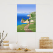 Reiseposter "Go Walking" Poster (Küche)