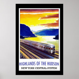 Reiseposter Vintag Hudson New York Poster