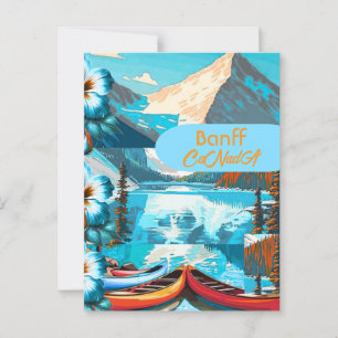 Reisepostkarte Banff Park, Postkarte, Albe Postkarte