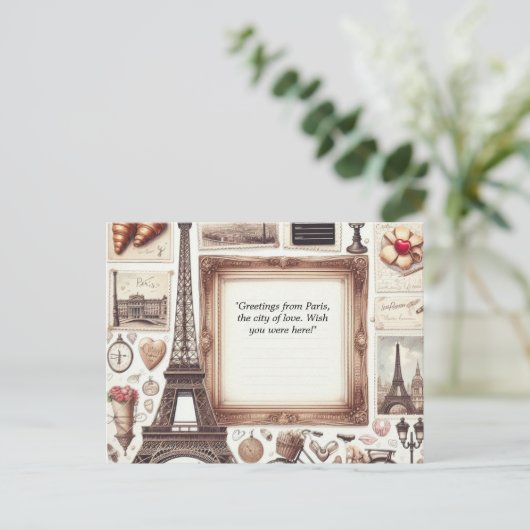 Reisepostkarte Feiertagspostkarte (Stehend Vorderseite)