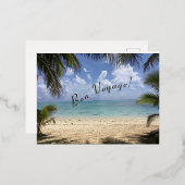 Reisepostkarte Folien Feiertagspostkarte (Vorderseite/Rückseite)