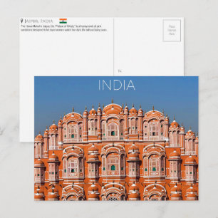 Reisepostkarte Jaipur, Indien Postkarte