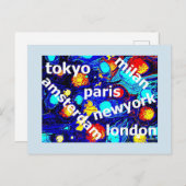 Reisepostkarte Postkarte (Vorne/Hinten)