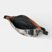 Reisequotes Monogramm Ihr Foto Boho Rust Bauchtasche (Offen)