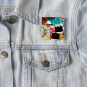 Reiserollage mit Ikonischen Sehenswürdigkeiten Url Button (Beispiel)