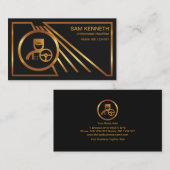 Reiserouten der Gold Line Grenzfahrer Visitenkarte (Vorne/Hinten)