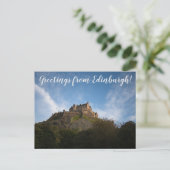 REISEROUTEN: Grüße aus Edinburgh! Postkarte (Stehend Vorderseite)