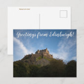 REISEROUTEN: Grüße aus Edinburgh! Postkarte (Vorne/Hinten)