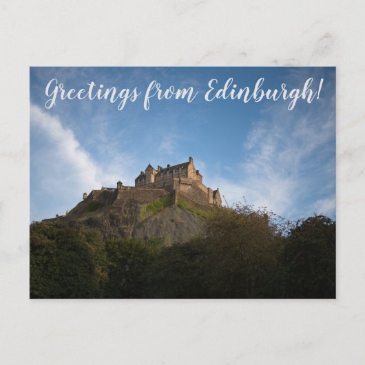 REISEROUTEN: Grüße aus Edinburgh! Postkarte (Vorderseite)