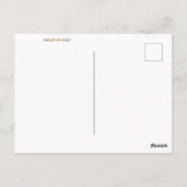 REISEROUTEN: Grüße aus Edinburgh! Postkarte (Rückseite)