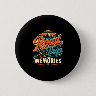 Reiserückblicke retro vintage Bergfamilie Button