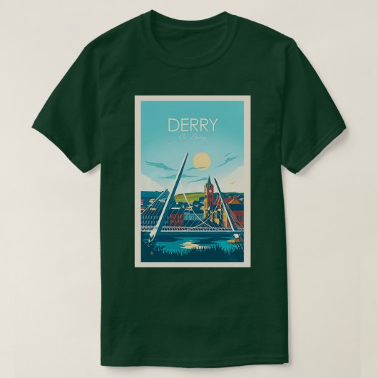 Reiserücktrittsbrücke Derry City T-Shirt (Design vorne)