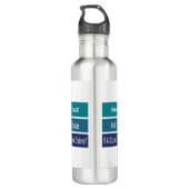 Reiseschlittenangebot Edelstahlflasche (Rückseite)