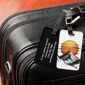 Reiseservice Abenteuer Berglandschaft Cloud Landsc Gepäckanhänger