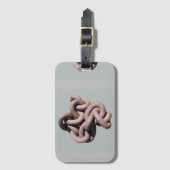 Reisesiegel für Gepäck. Gepäckanhänger (Vorderseite Vertikal)