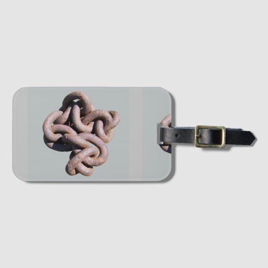 Reisesiegel für Gepäck. Gepäckanhänger (Vorderseite (Horizontal))