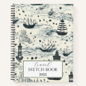 Reiseskalender für SpiralNotebook Notizblock (Vorderseite)