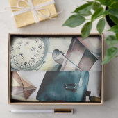 "Reisespass: Abenteuer wartet" Seidenpapier (Geschenk)