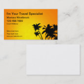 Reisespezialist Agent Visitenkarte (Vorne/Hinten)